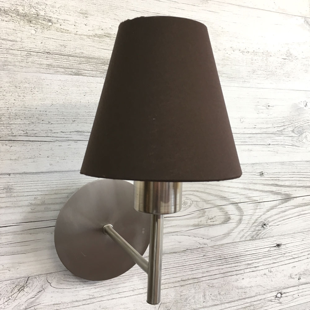 Chocolate Clip on Lampshade
